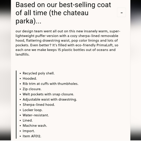 NWOT J. Crew Chateau Puffer Jacket Coat With PrimaLoft Yellow Gold AF012 Medium - Picture 8 of 13